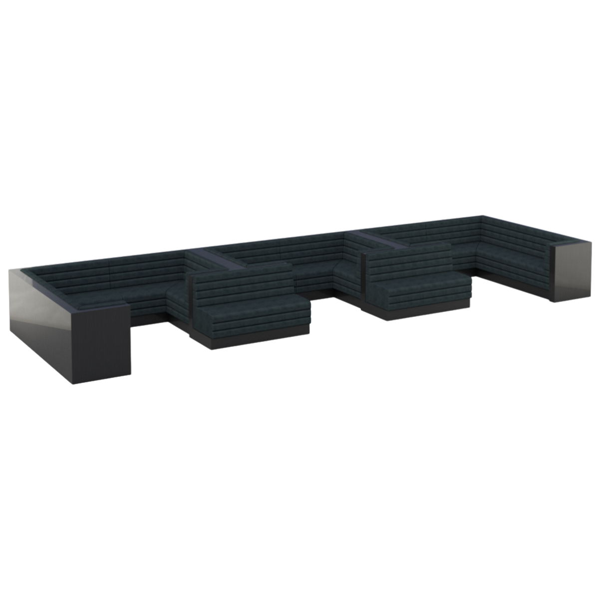 Bespoke 3 Booth Lounge Banquette 1