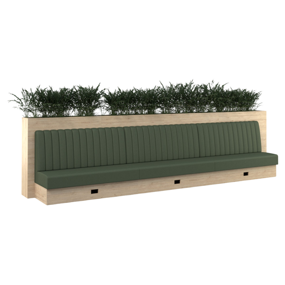 Niche plant banquette 1