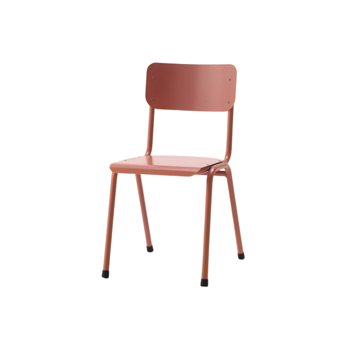 Old School outdoor metal side chair 1