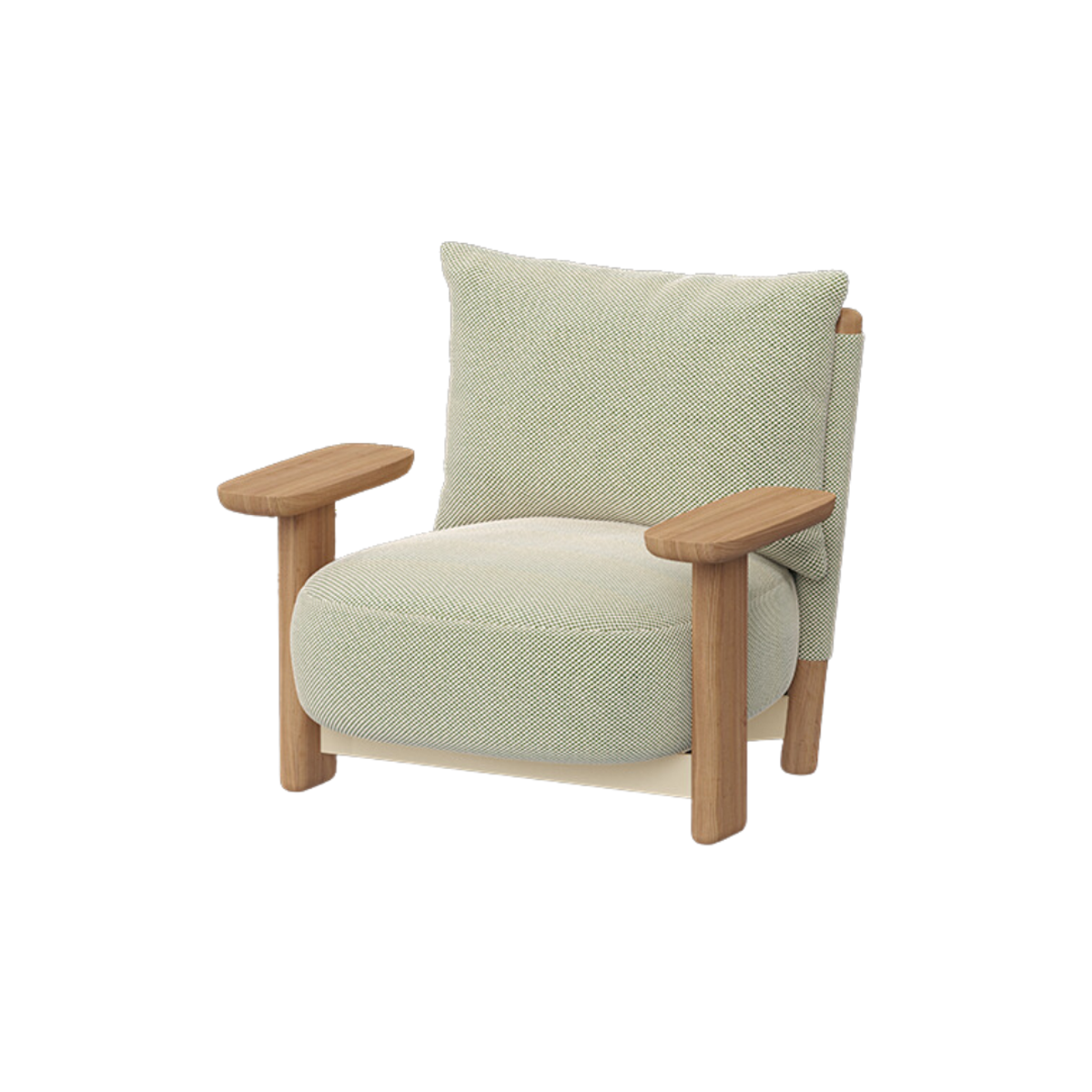 Zenon wood lounge chair 1
