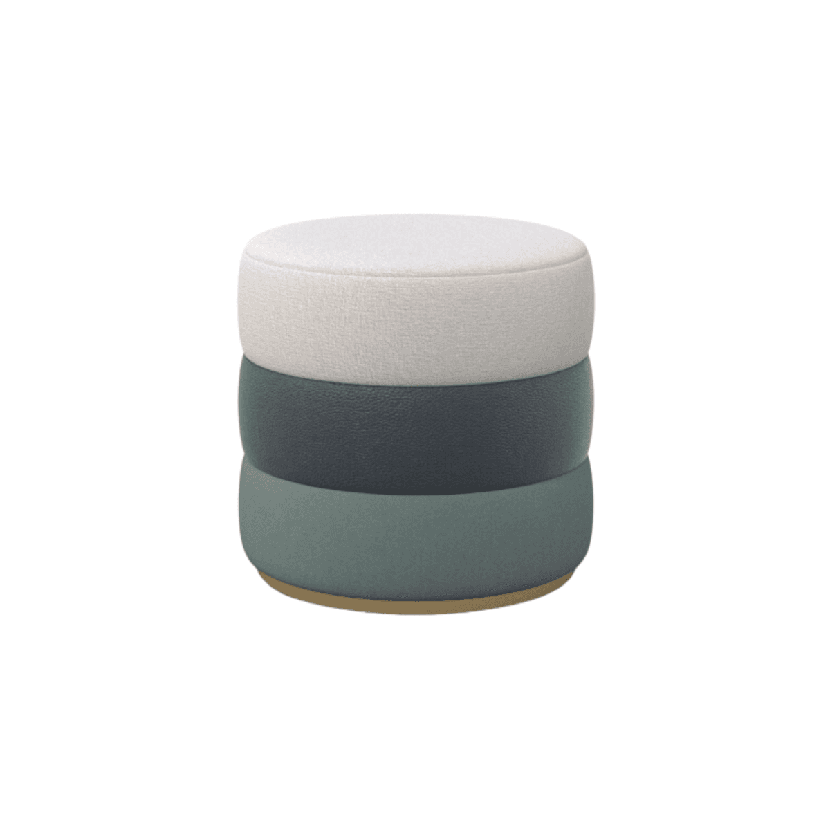 Mondrian Marshmallow roll stool 1