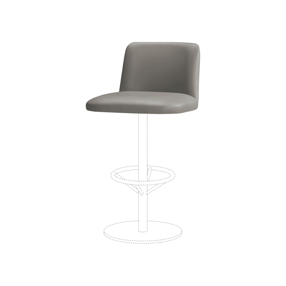Venda bar stool back 1