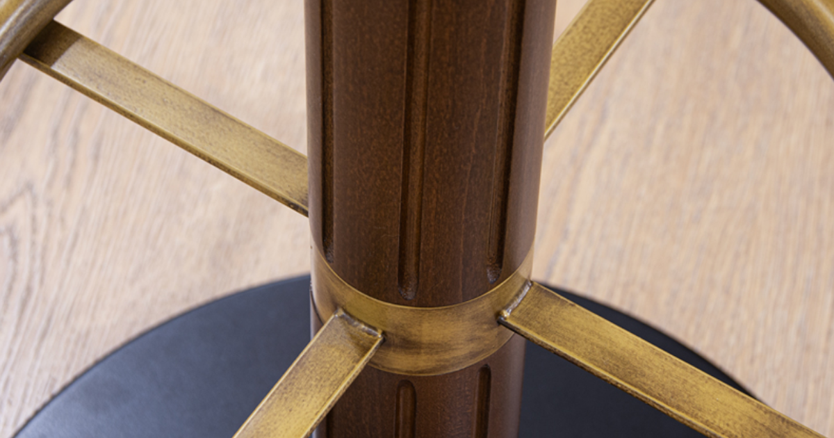 Stool Base Labelled Bar Stool Bases | Commercial Seating Solutions | Inside Out Contracts