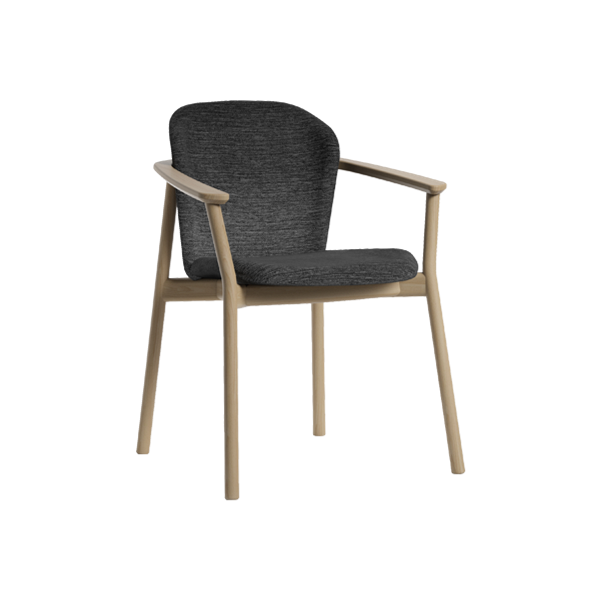 Arden soft armchair wood