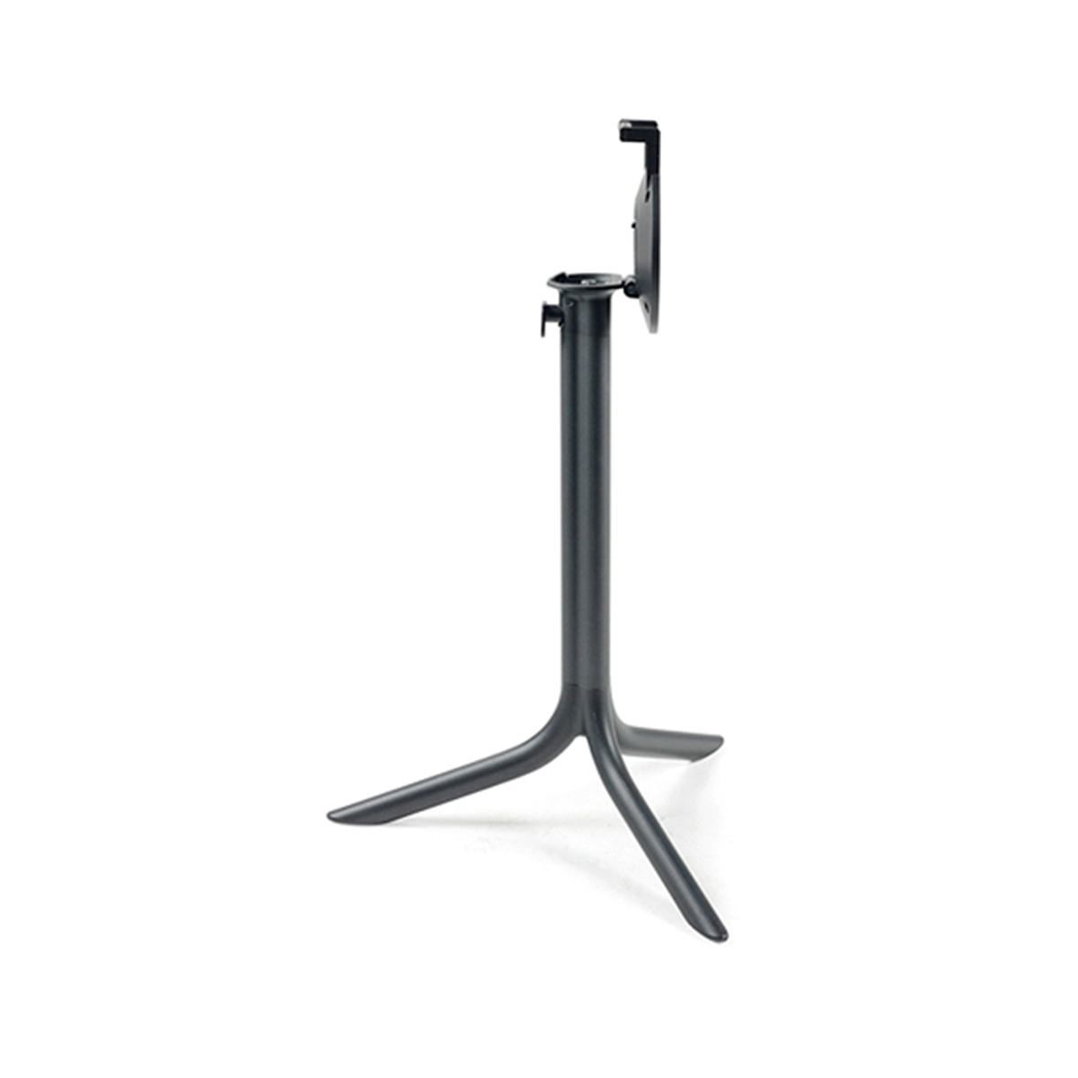 Base Flute Black Flip Top Table Base For Outside