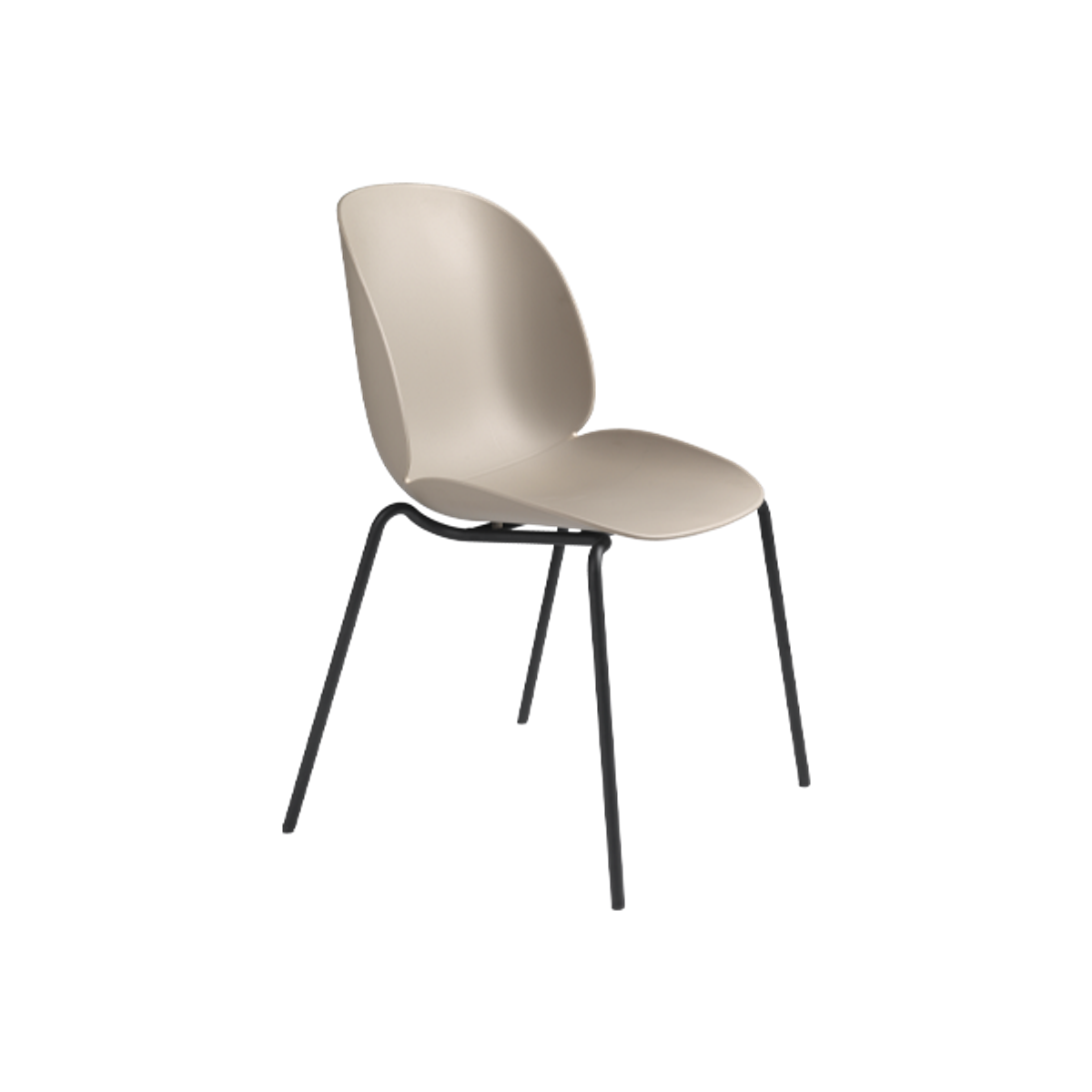 Beetle Stackable Poly Side Chair Gubi Furniture Inside Out Contracts