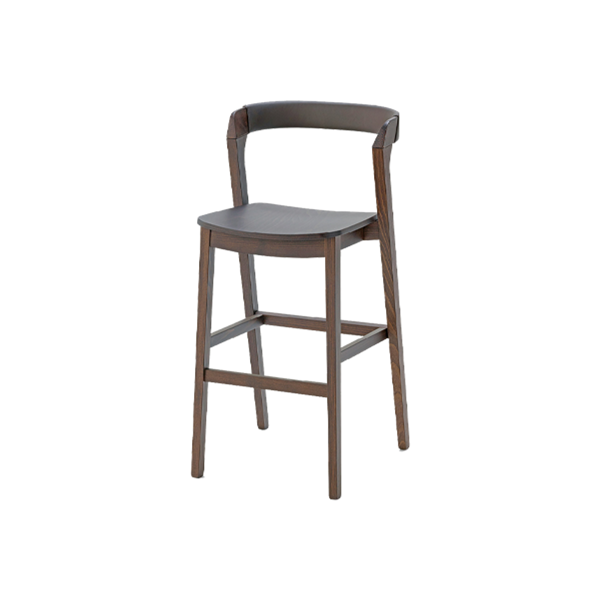 Crest wood bar stool Inside Out Contracts
