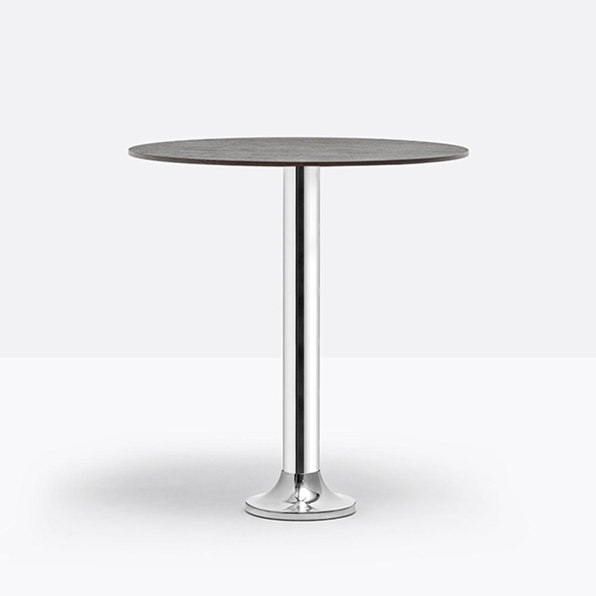 Fixed Floor Table Base Chrome