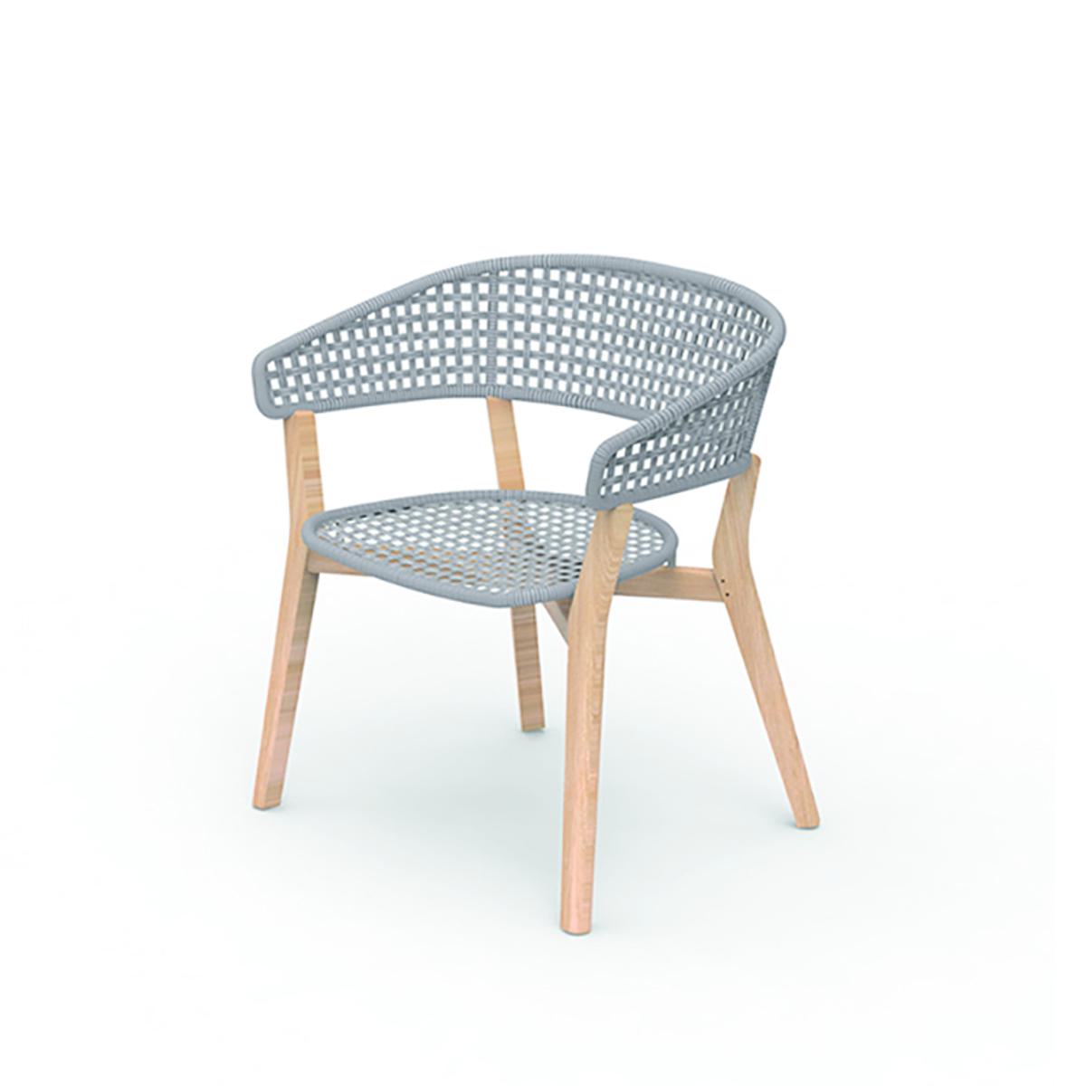 Geode Teak Outdoor Armchair 083