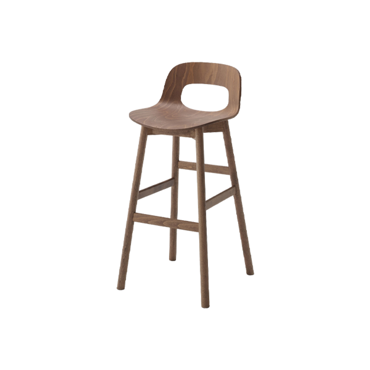 Gwen wood bar stool Inside Out Contracts