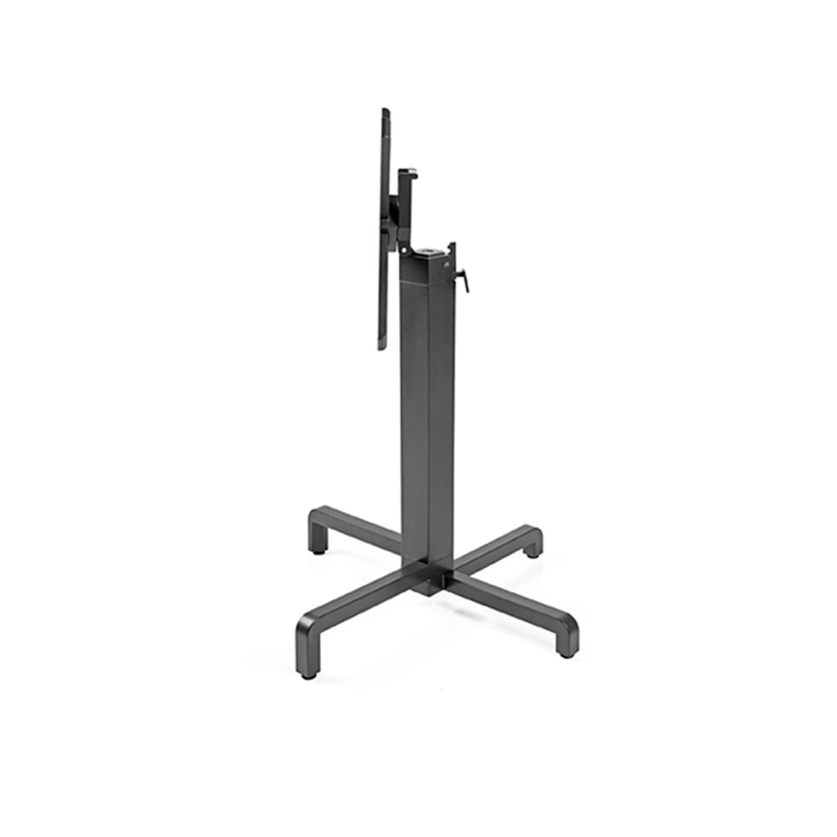 Hibiscus Black Table Base Flip Top For Outdoors