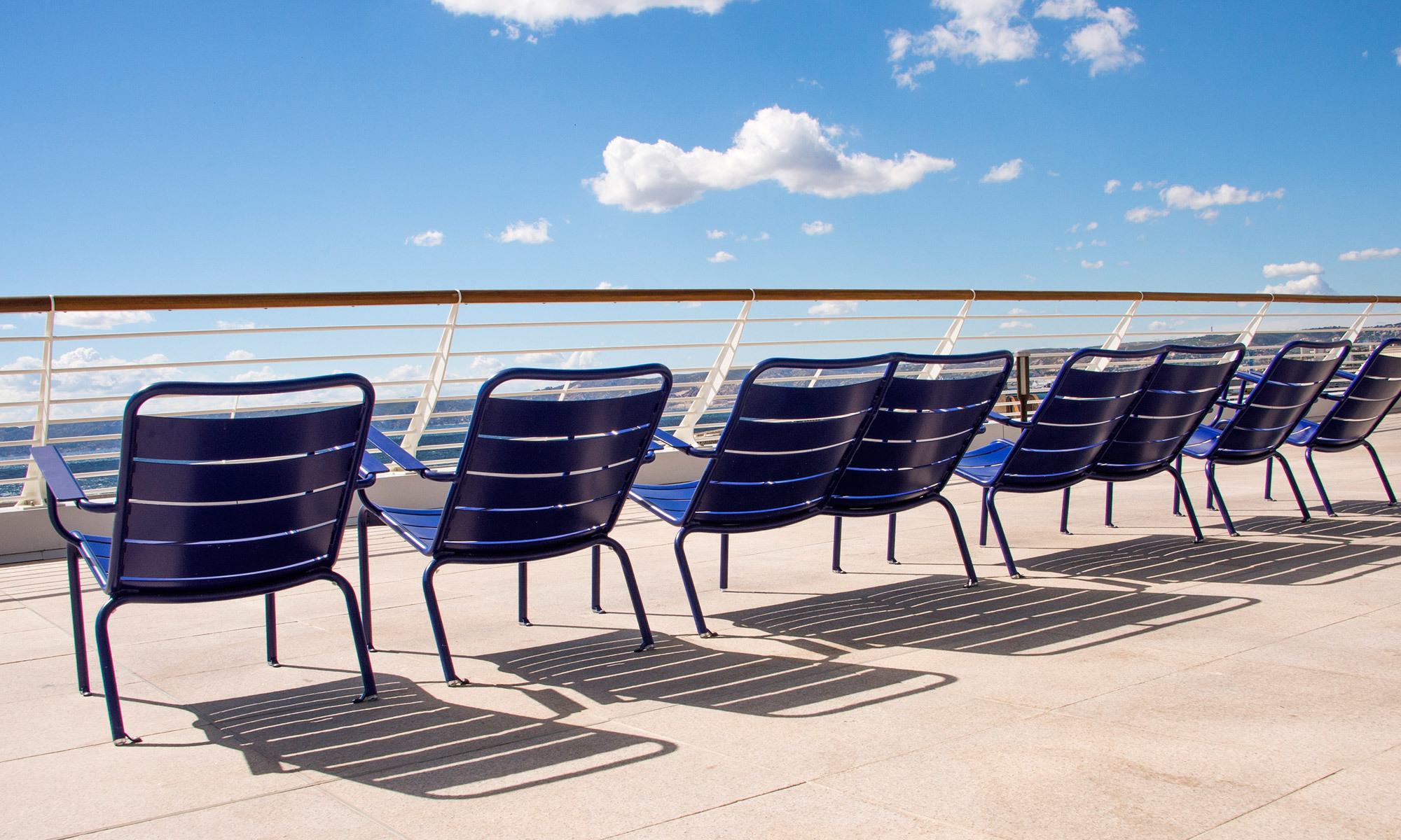 Luxembourg lounger Cruise Ship Sun Deck Furniture Luxembourg lounger Cruise Ship Sun Deck Furniture