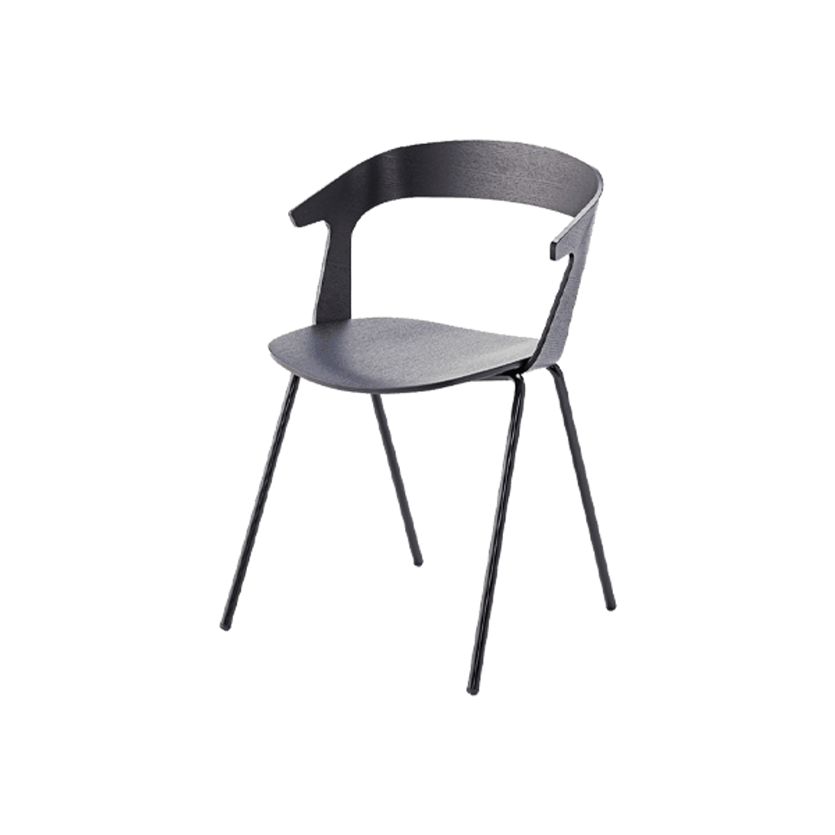 Maki wood armchair Inside Out Contracts