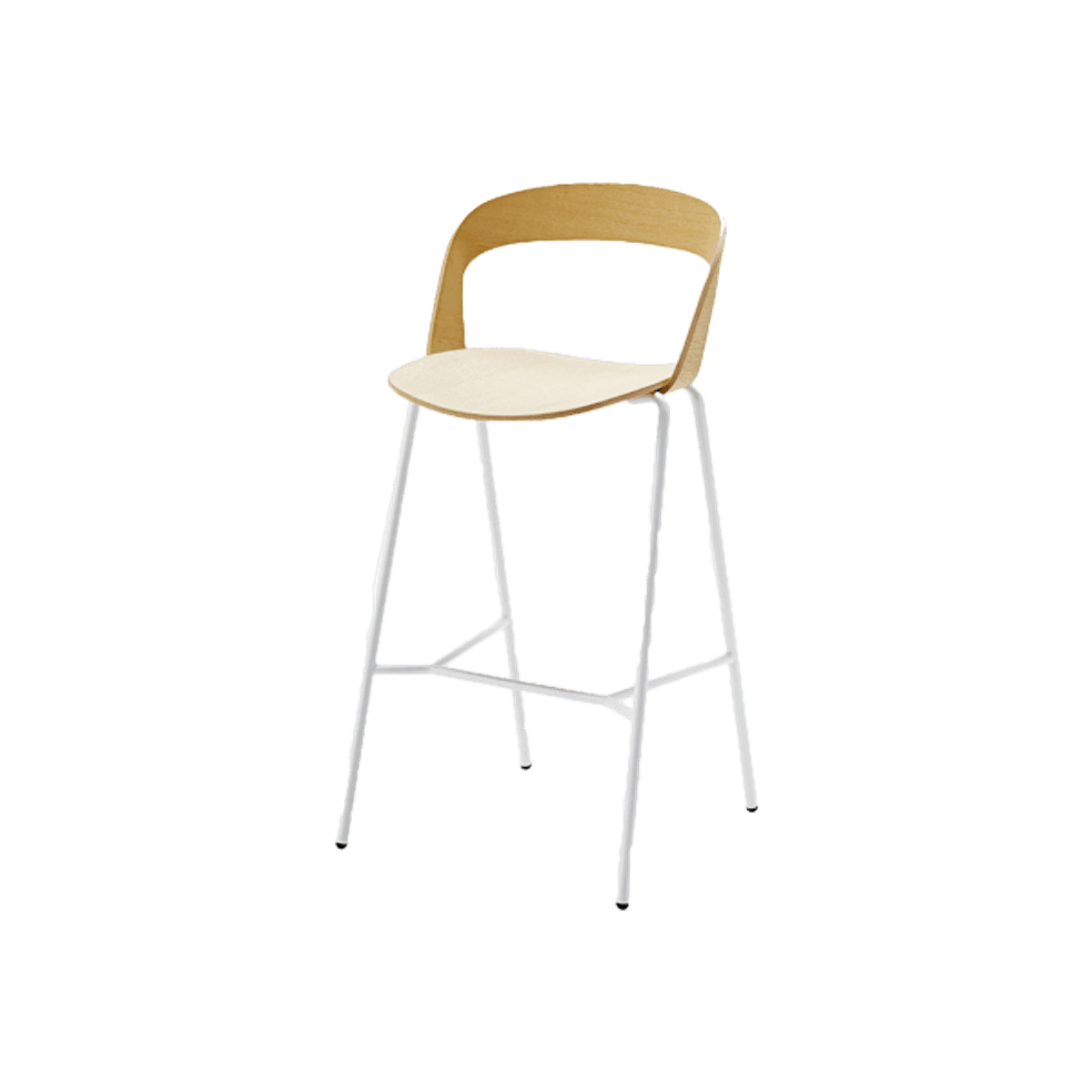 Maki wood bar stool Inside Out Contracts
