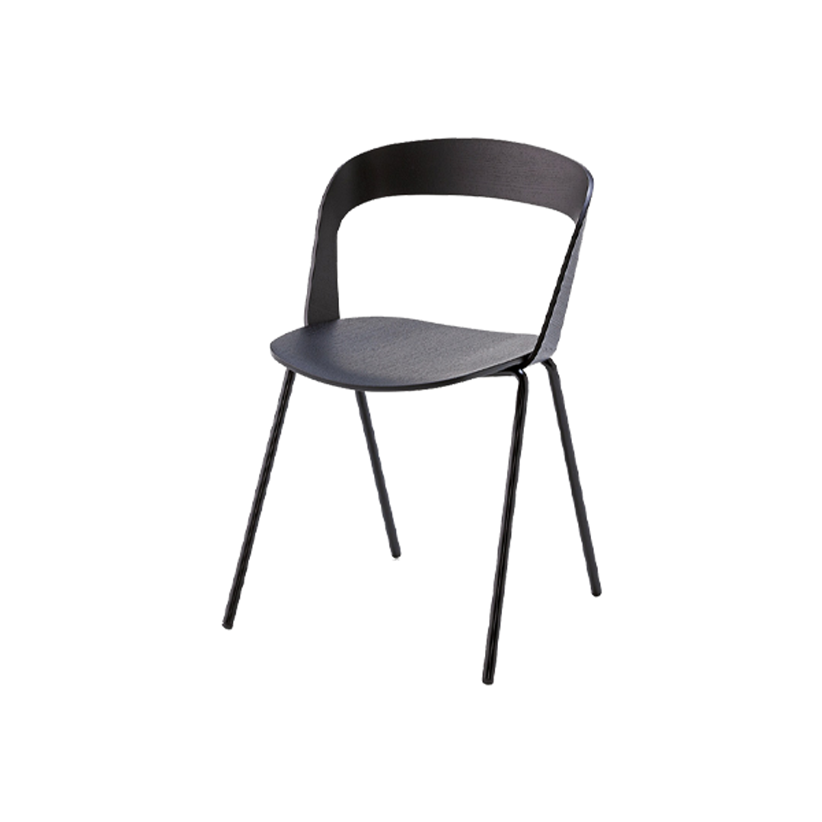 Maki wood side chair Inside Out Contracts