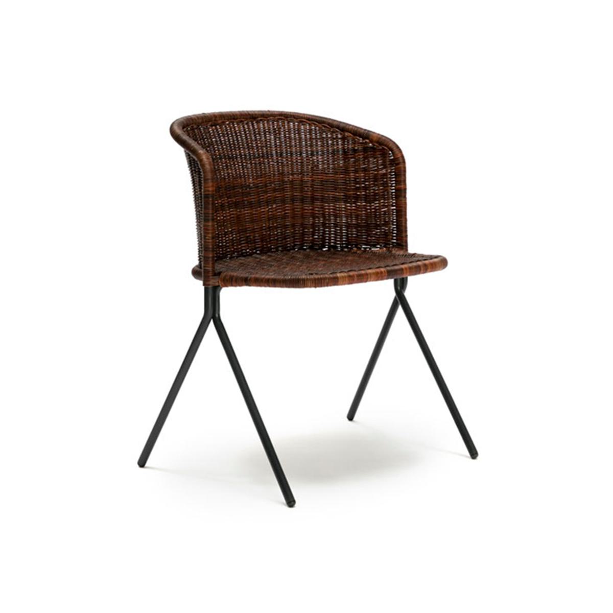 Persi Armchair Charcoal Frame Rust Rattan Slimit Indoor And Outdoor Furniture Designs For Restaurants 2