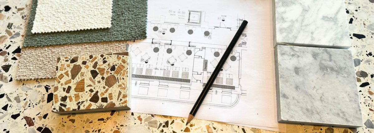 Space Planning with materials 1