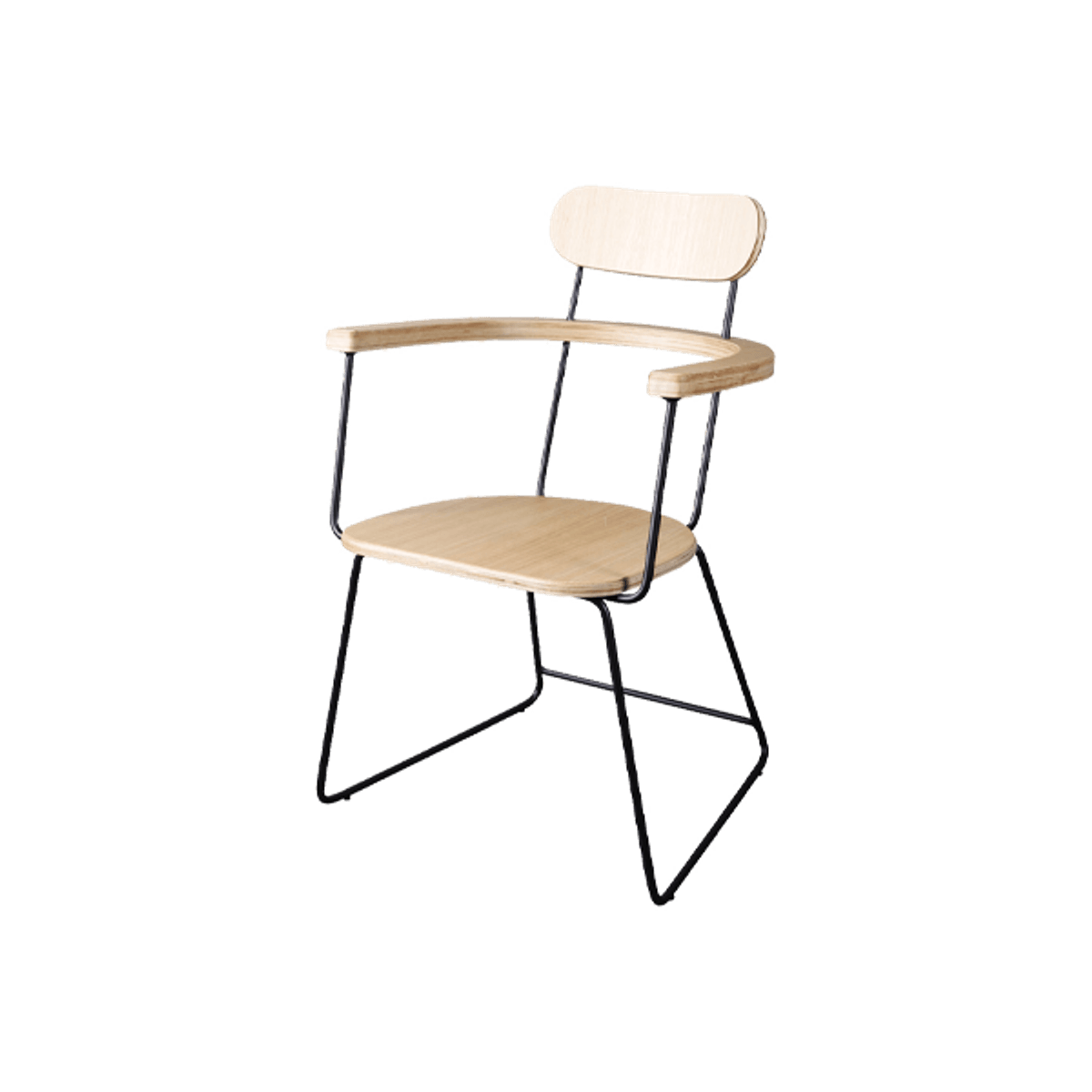 Visby Armchair Tube Metal Armchair Inside Out Contracts