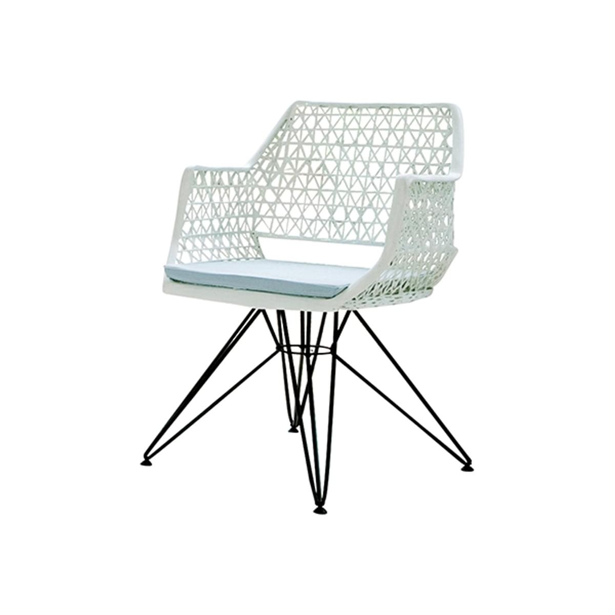 Web Granada Armchair White And Blue