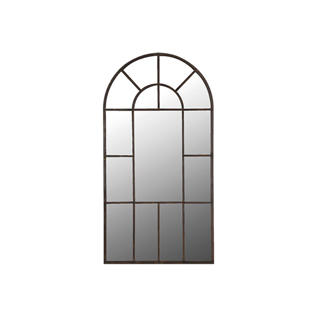 Web Arched Window Mirror
