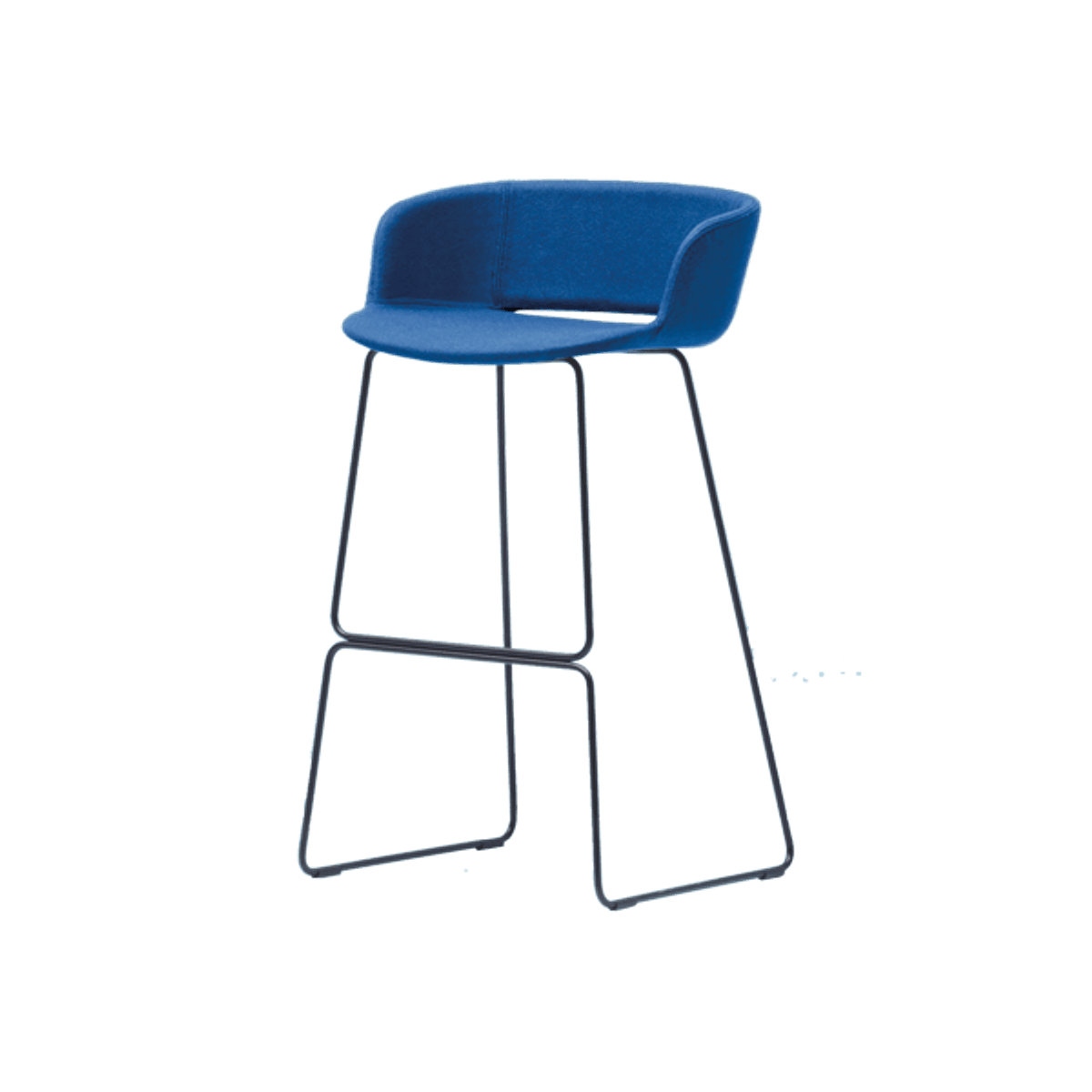 Web Babila Soft Metal Bar Stool