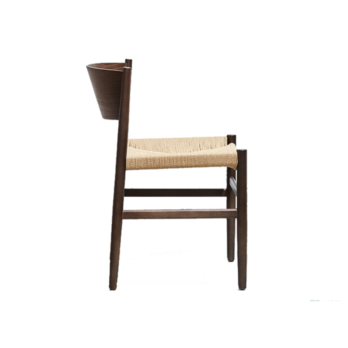 Web Nestor Side Chair Sustainable Furniture In Dark Finish Inside Out Contracts