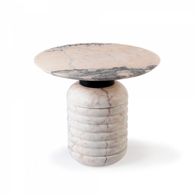 zeus side table marble 70s inspired furniture InsideOutContracts zeus side table marble 70s inspired furniture InsideOutContracts